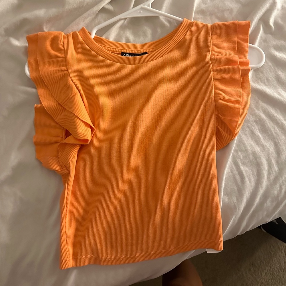 Orange Zara tank!